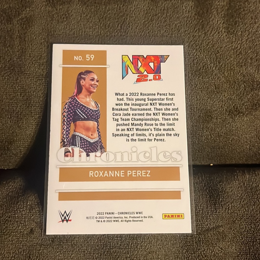 2 card Roxanne Perez RC Lot - Picture 6 of 6